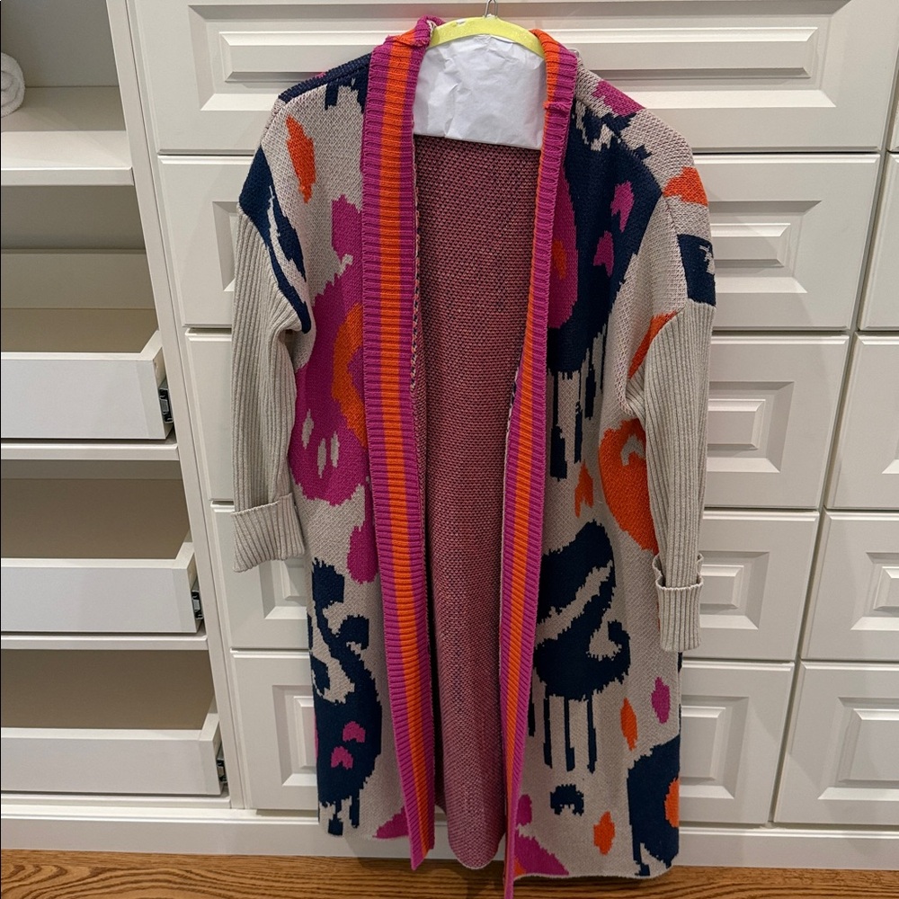 Vilagallo Multicolor Knit Cardigan